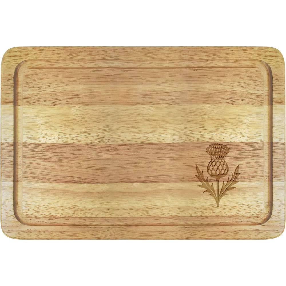 'Blooming Thistle Flower' Wooden Boards (WB055386)