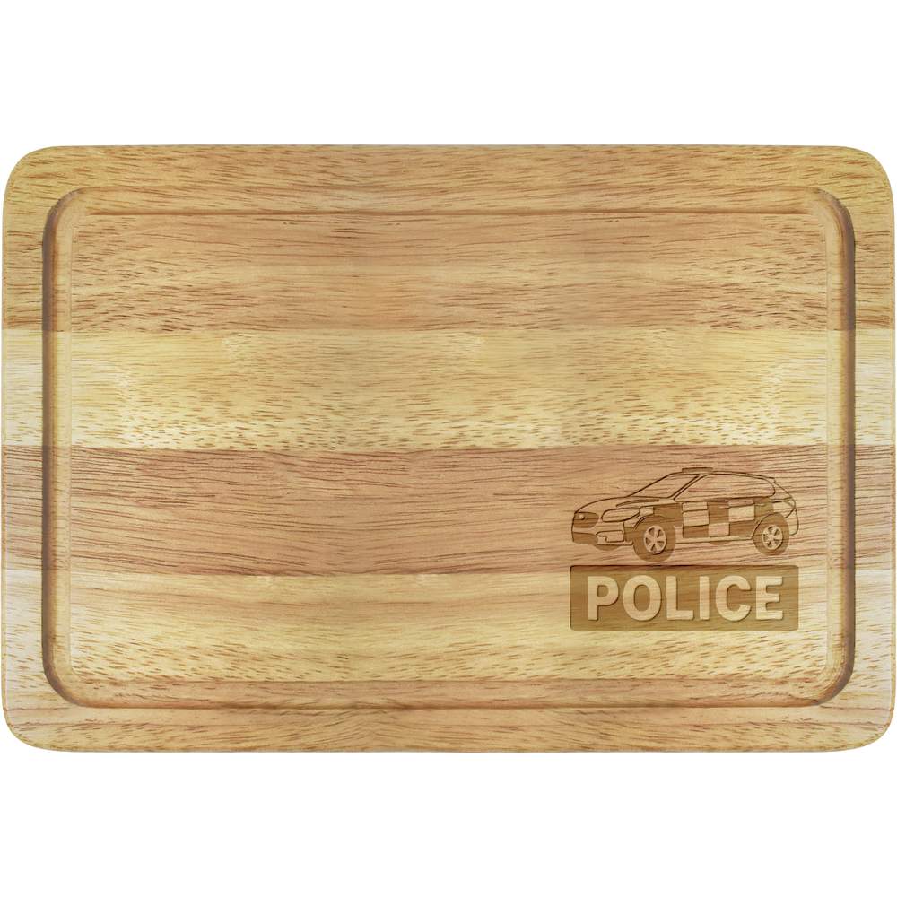'Police Car' Wooden Boards (WB057003)