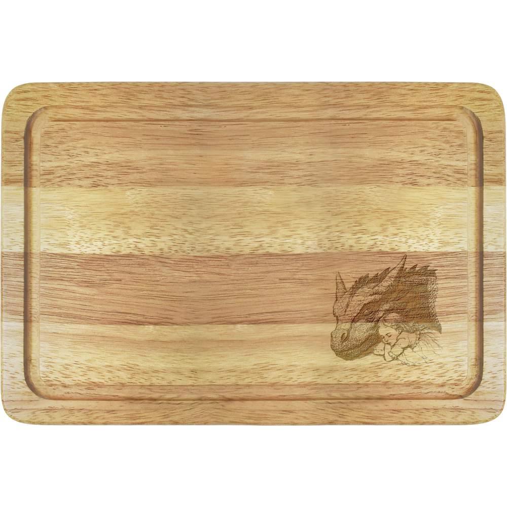 'Girl with Dragon' Wooden Boards (WB057321)