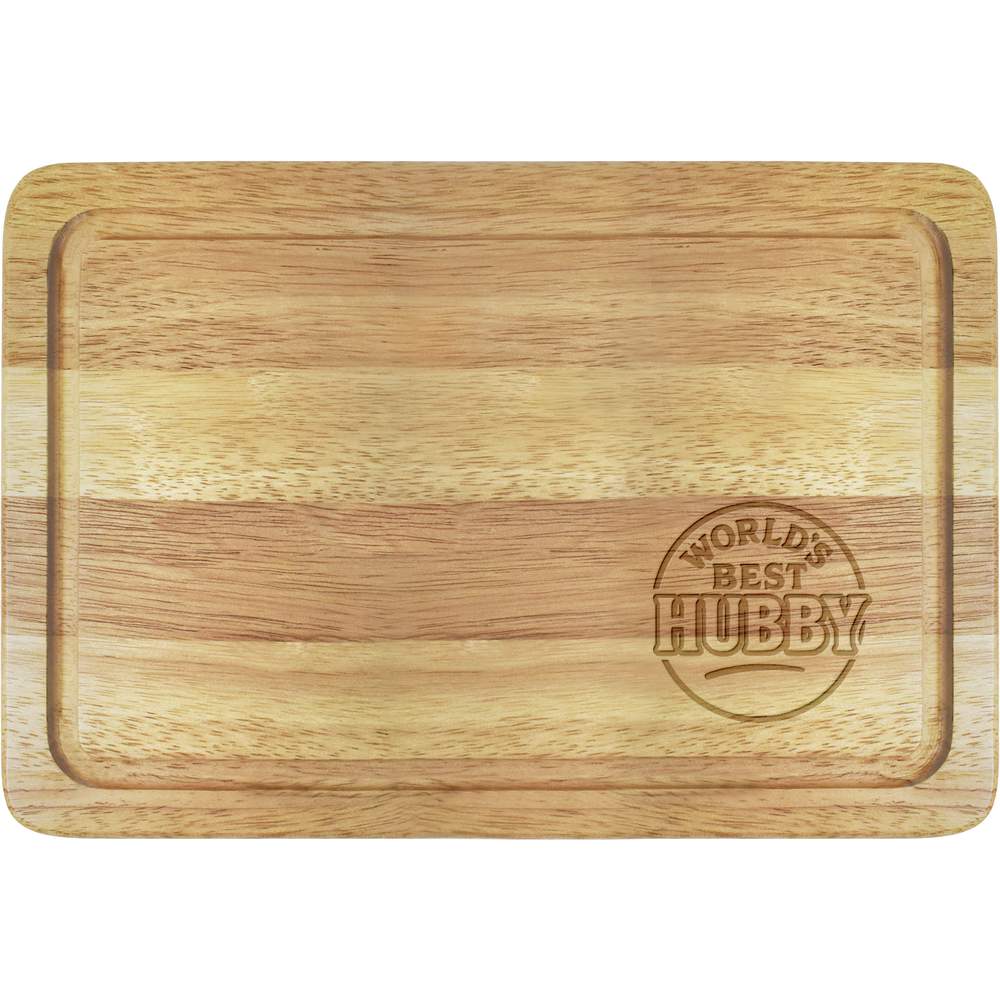 'World's Best Hubby' Wooden Boards (WB057811)