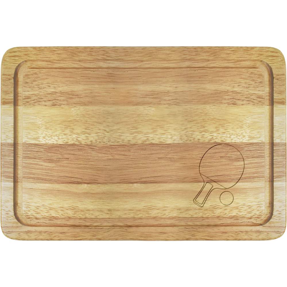 'Table Tennis Outline' Wooden Boards (WB063539)