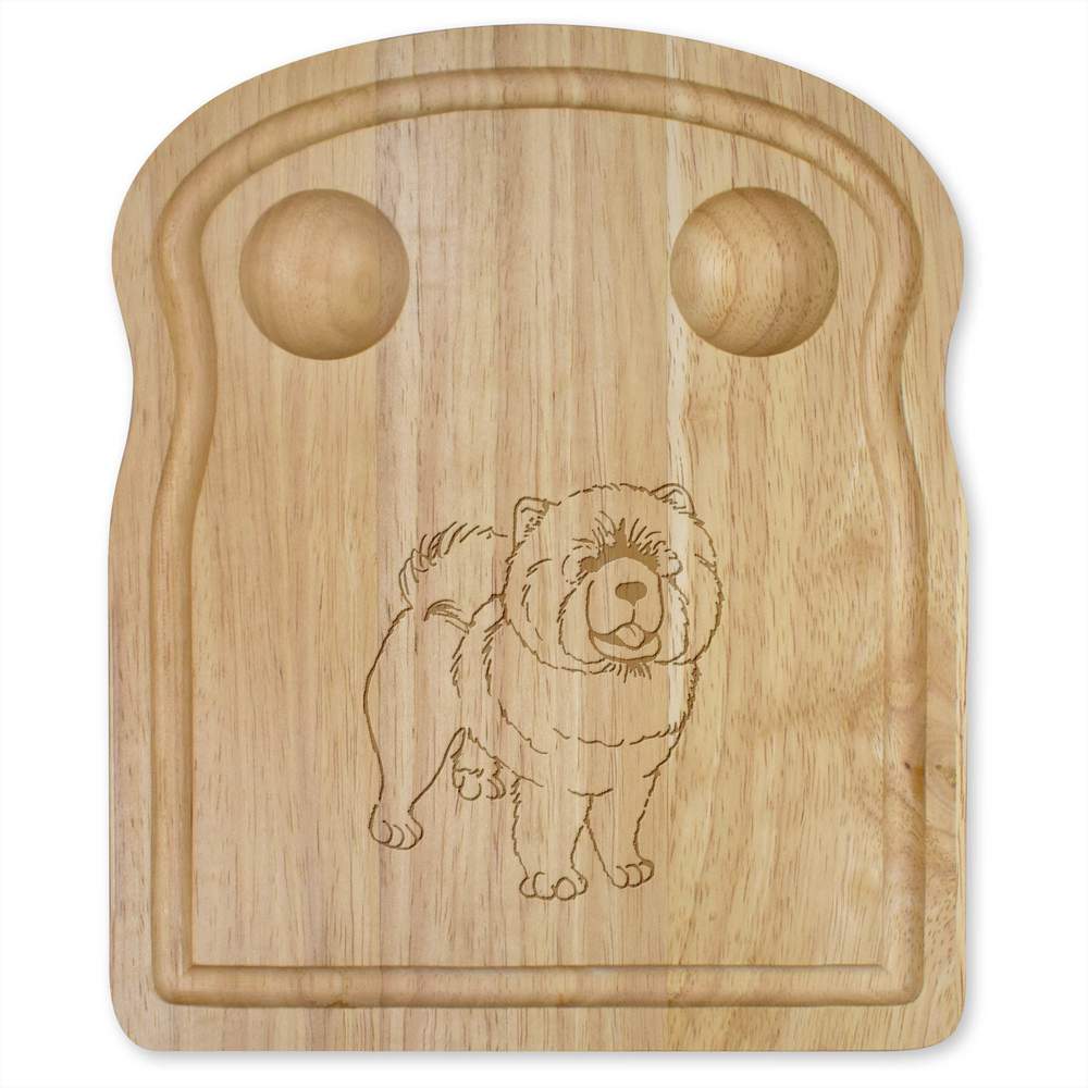 'Chow Chow Dog' Wooden Breakfast Board (WB00025975)