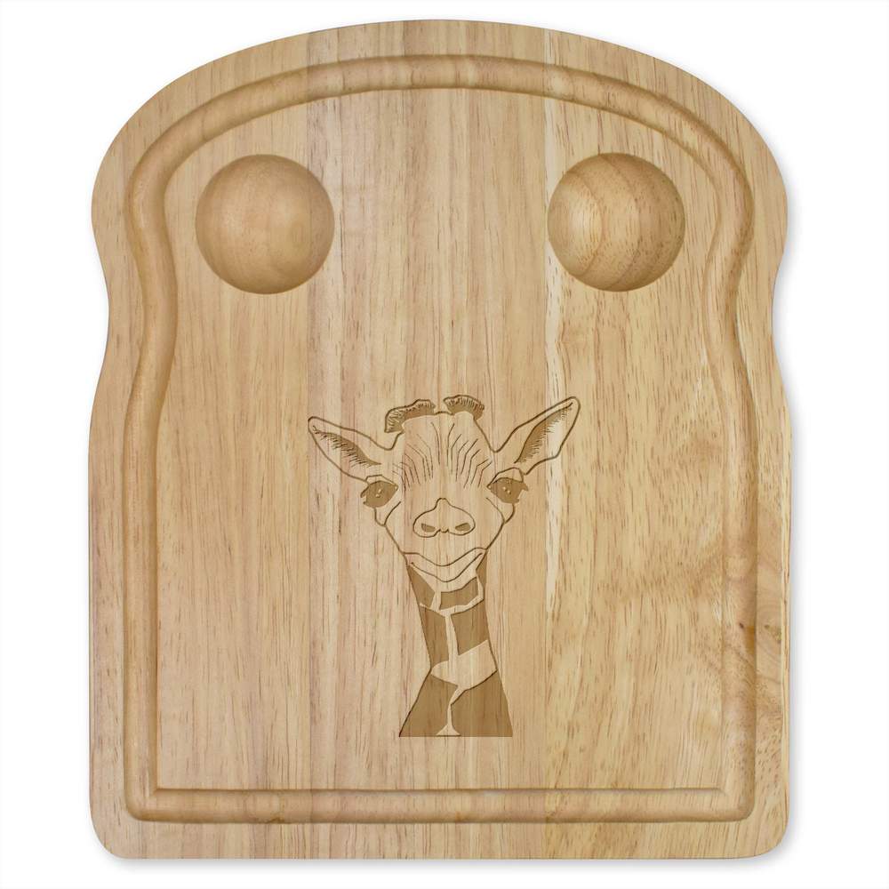 'Baby Giraffe' Wooden Breakfast Board (WB00034868)