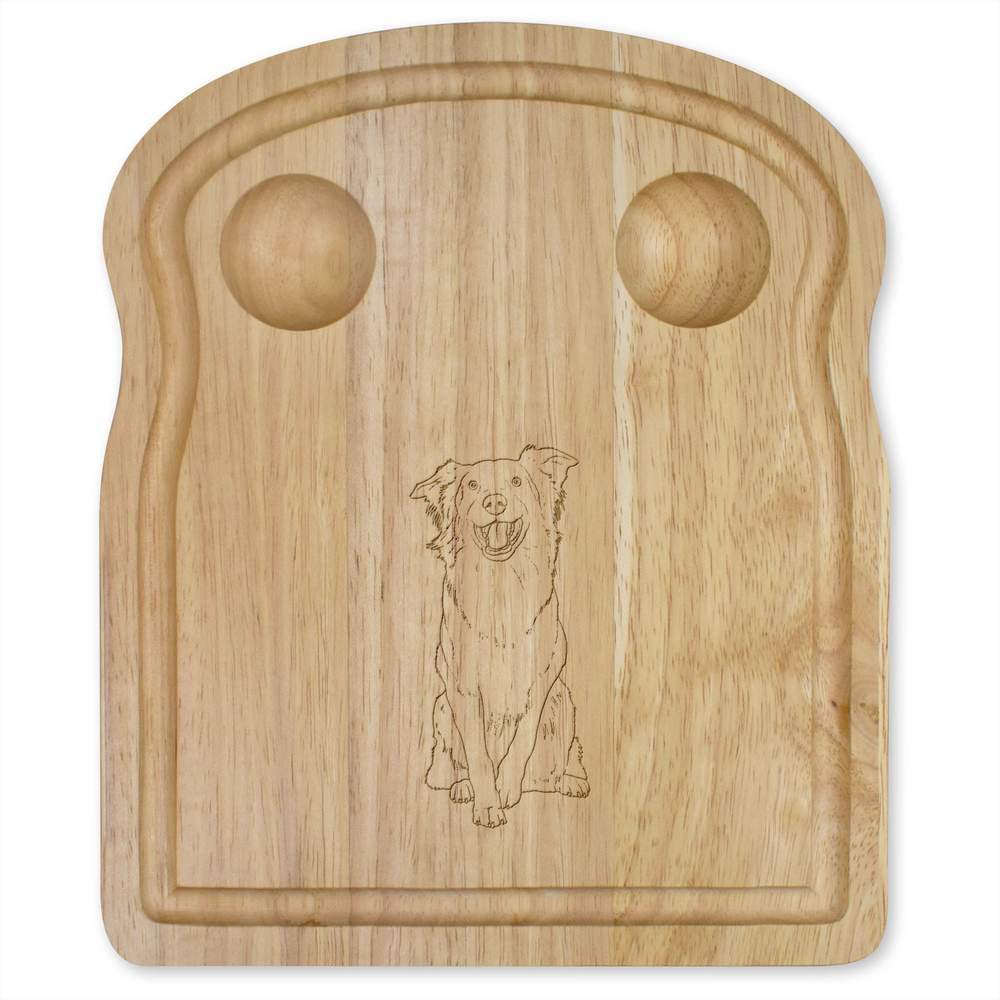 'Australian Shepherd' Wooden Breakfast Board (WB00058814)