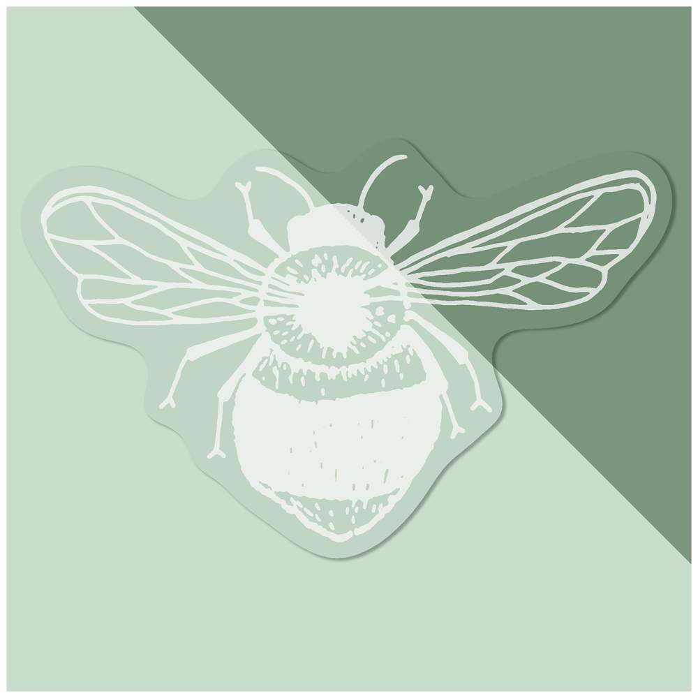 'Bumble Bee' Static Window Clings / Stickers (WC005489)