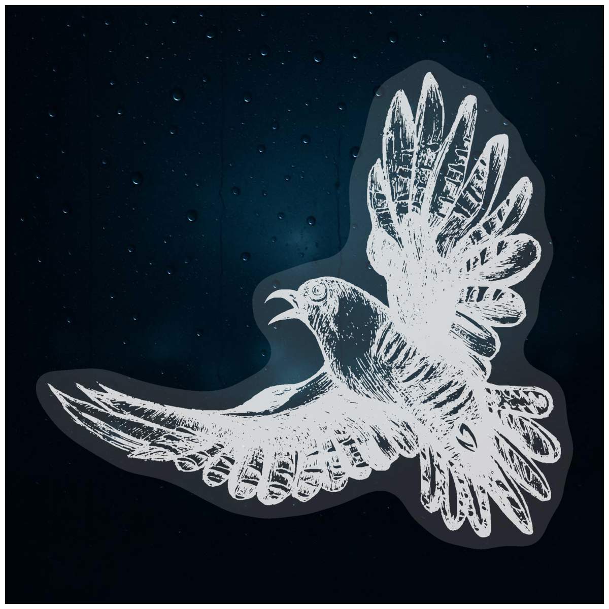'Cuckoo Bird' Static Window Clings / Stickers (WC011562)