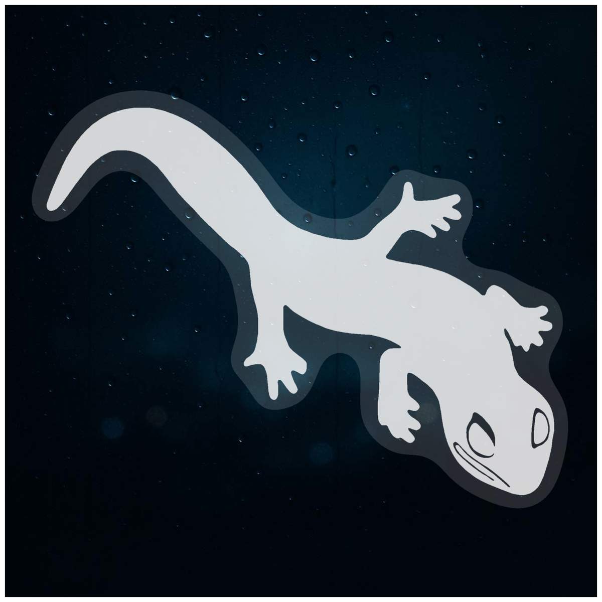 'Gecko' Static Window Clings / Stickers (WC021650)