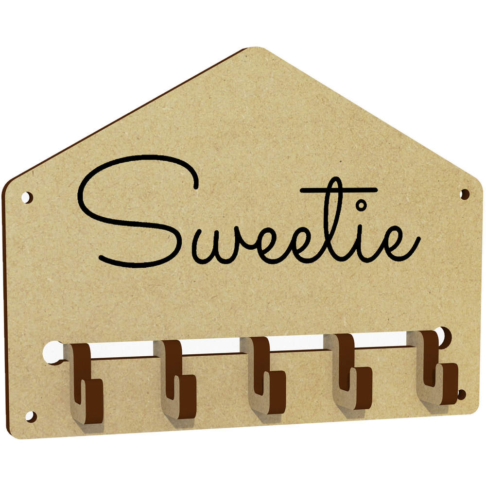 'Sweetie Text ' Wall Mounted Key Hooks / Holder (WH00070384)