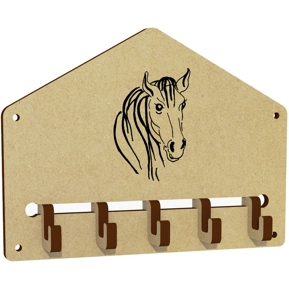 'Horse Head' Wall Mounted Key Hooks / Holder (WH00071342)