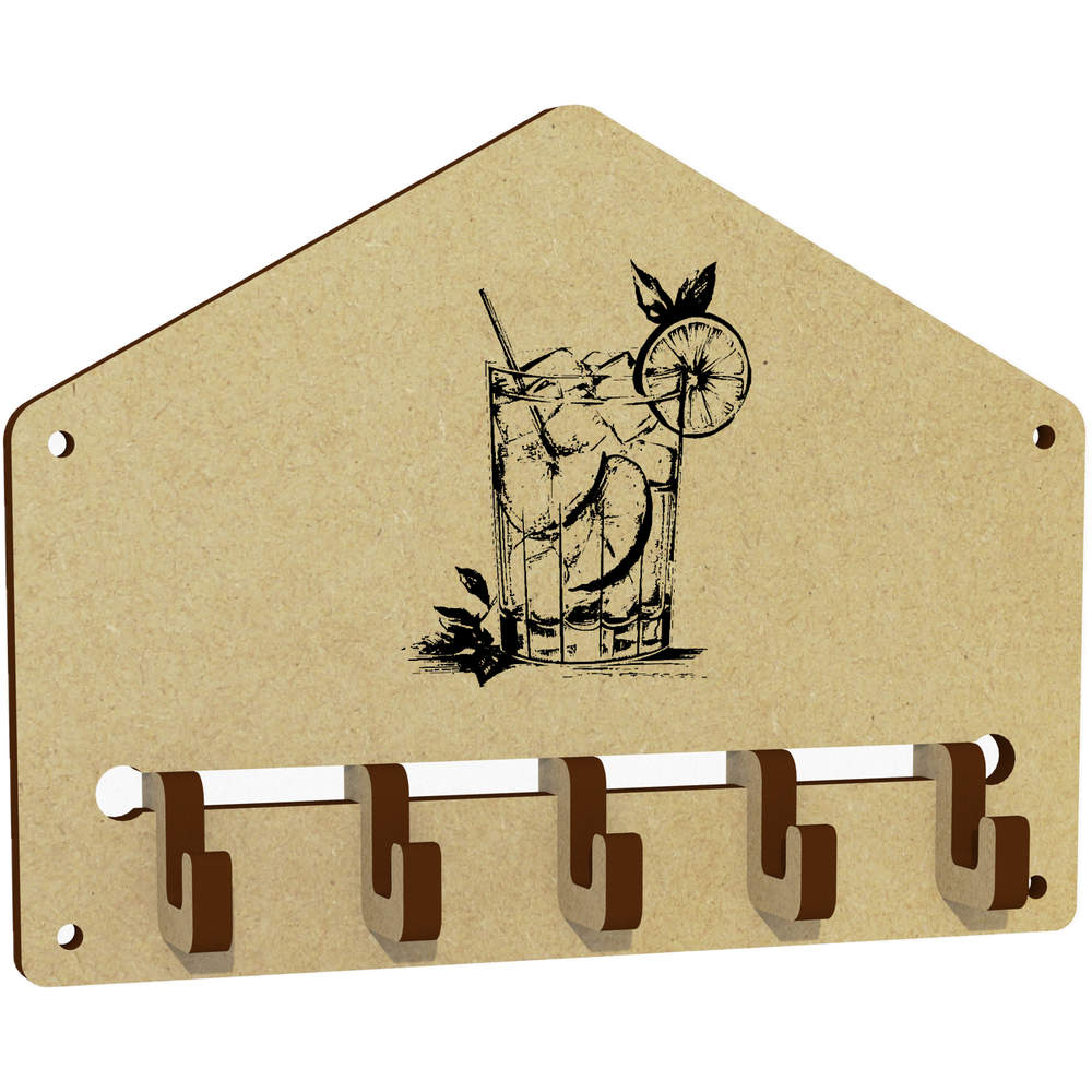 'cocktail' Wall Mounted Key Hooks / Holder (WH00073146)