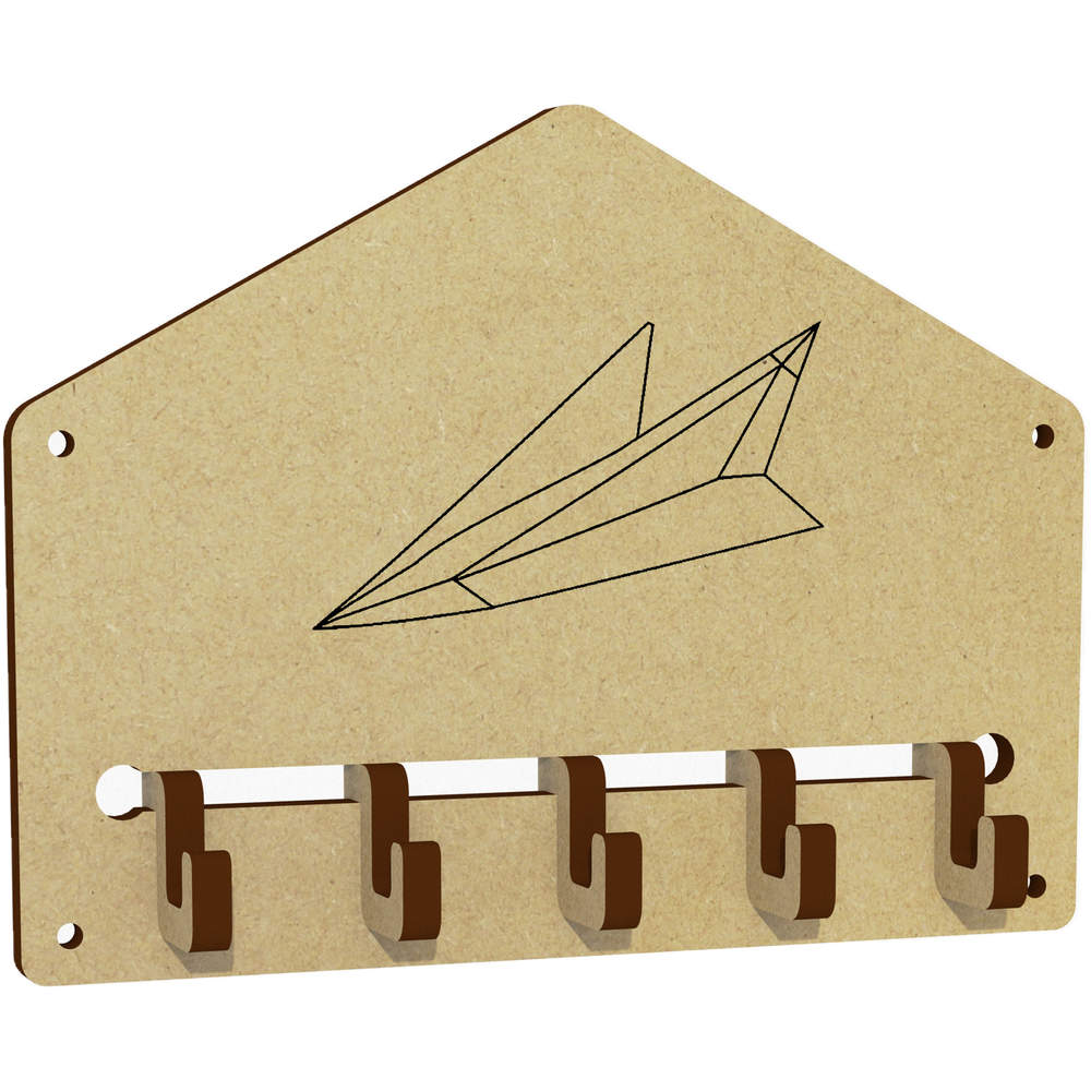 'paper plane' Wall Mounted Key Hooks / Holder (WH00074906)