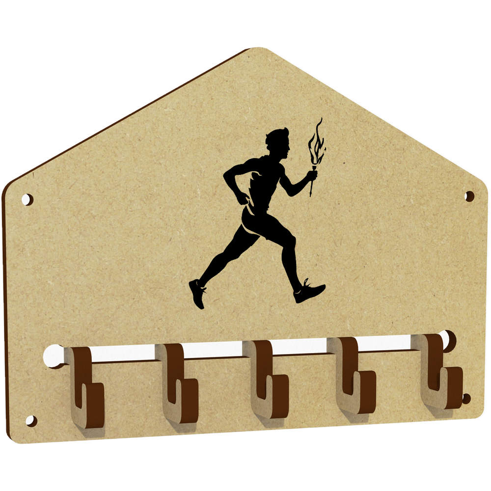 'Torch Runner' Wall Mounted Key Hooks / Holder (WH00083380)