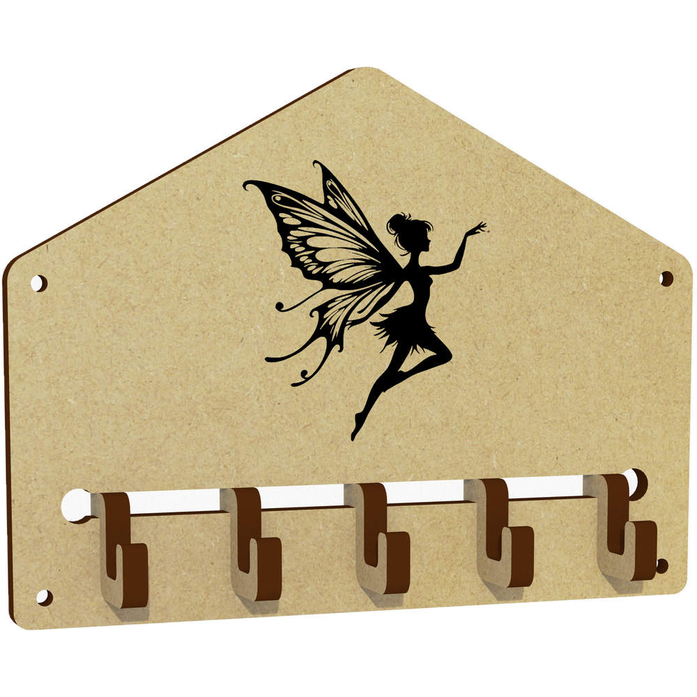 'Fairy With Butterfly Wings' Wall Mounted Key Hooks / Holder (WH00083484)