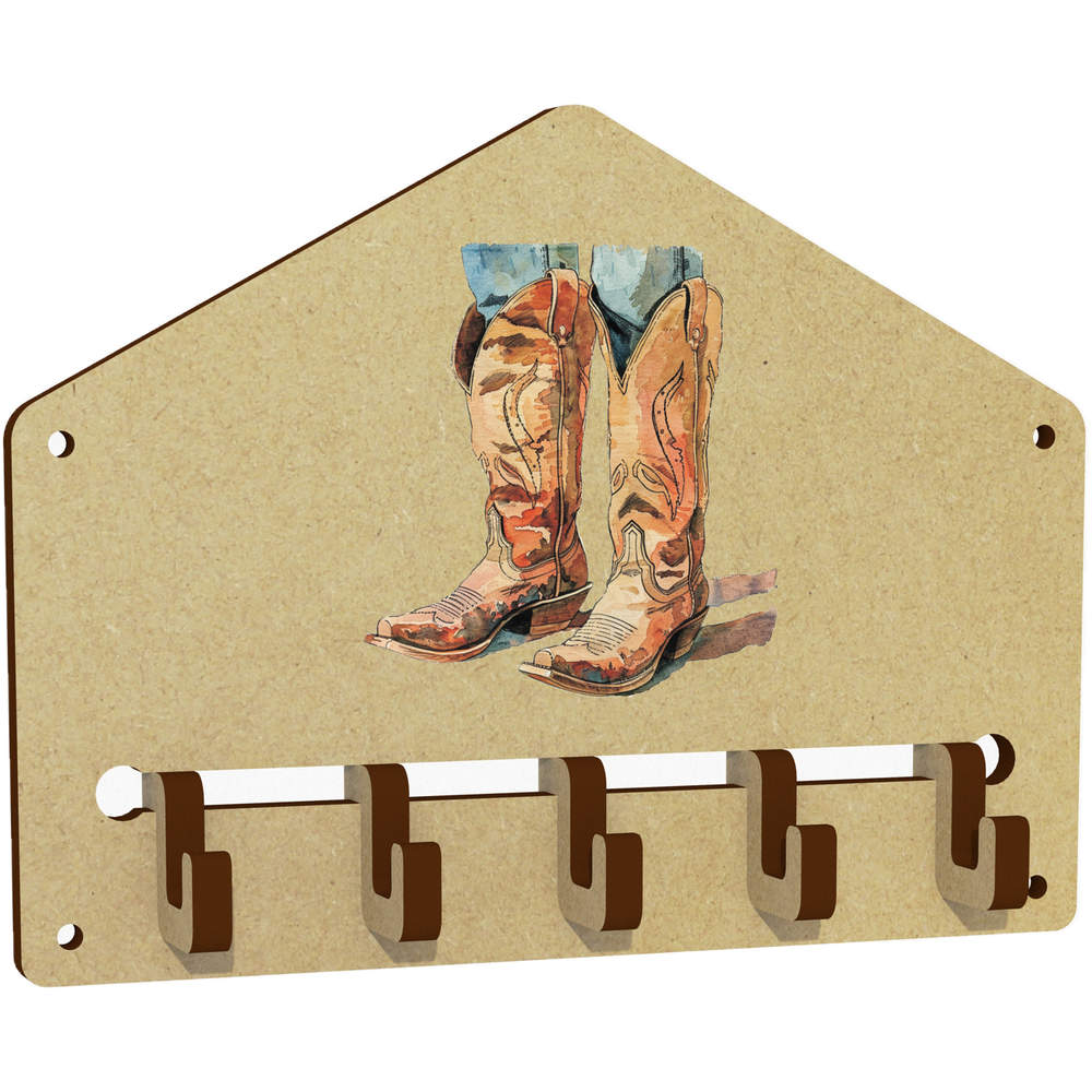 'Cowboy Boots' Wall Mounted Key Hooks / Holder (WH00085948)