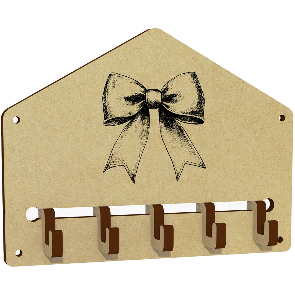 'Coquette Bow' Wall Mounted Key Hooks / Holder (WH00093901)