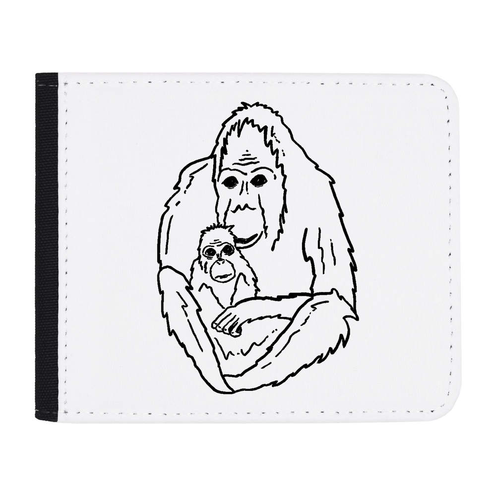 'Orangutan With Baby' Wallet (WL00001945)