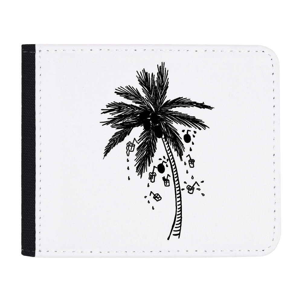 'Palm Tree & Drinks' Wallet (WL00012215)