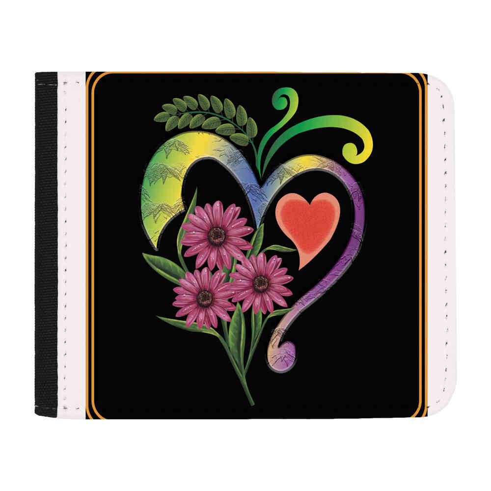 'Sunflowers' Love: Heart's Embrace' Wallet (WL00023406)