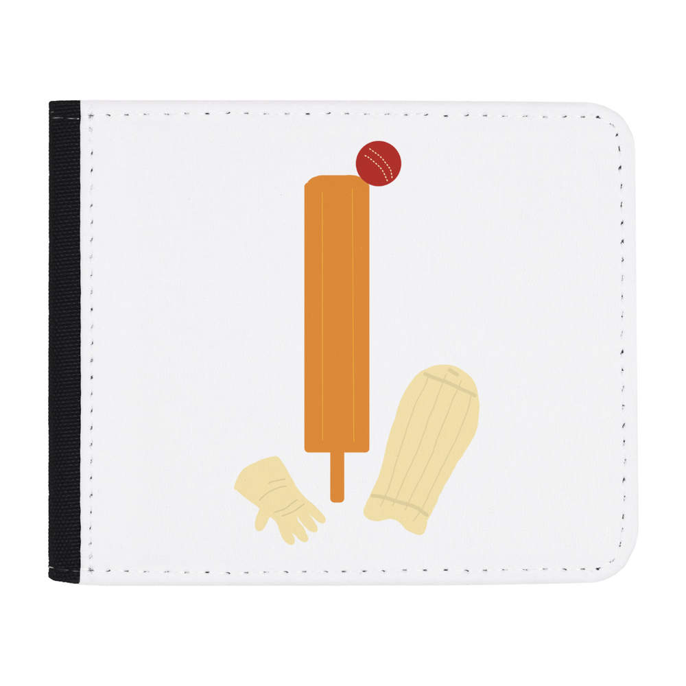'Equipment For Playing Cricket ' Wallet (WL00023764)