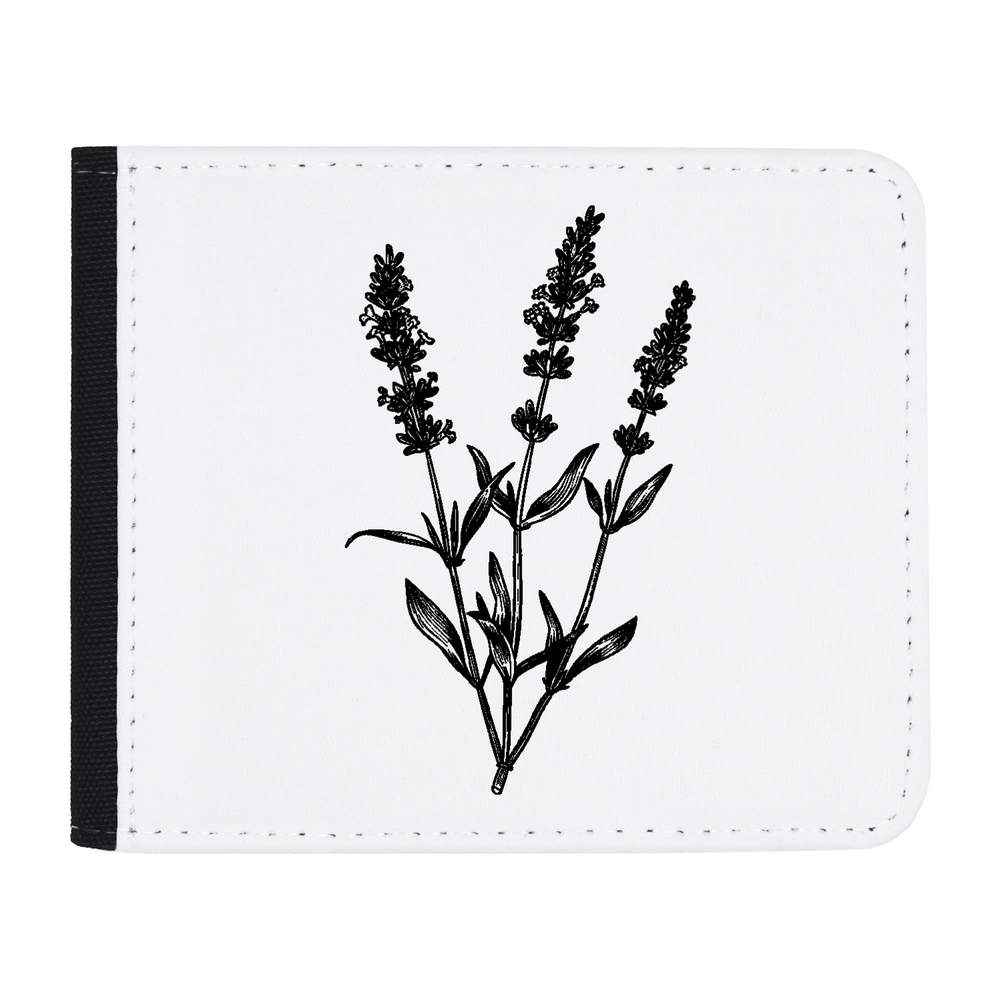 'Simple Lavender Plant' Wallet (WL00025159)
