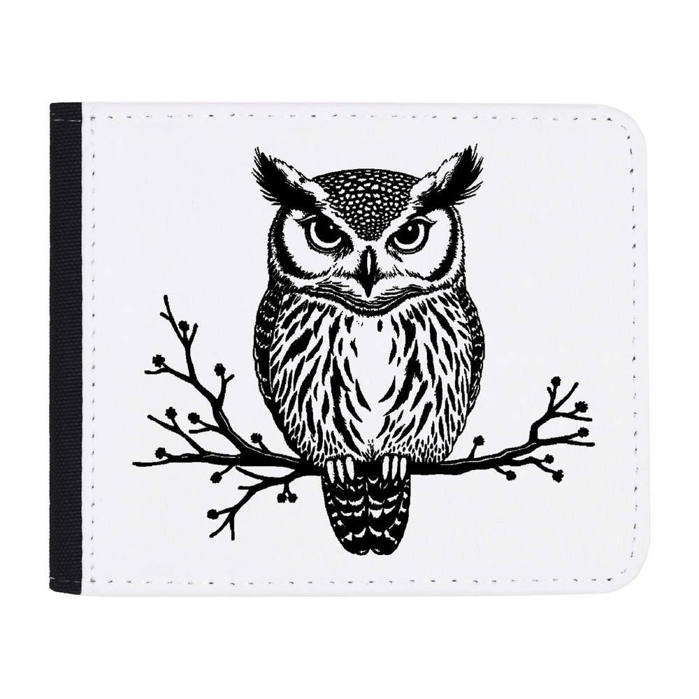 'Owl Sitting on Branch' Wallet (WL00026920)