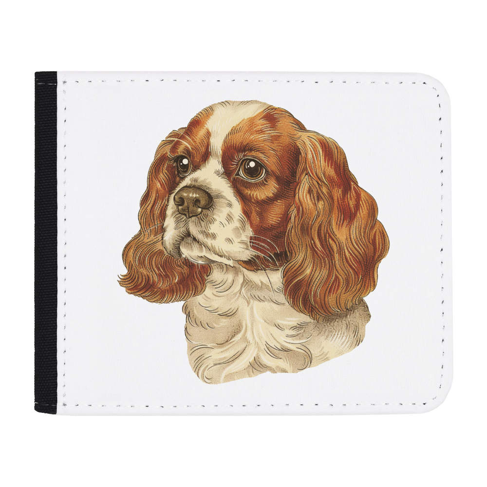 'Cavalier King Charles Spaniel Portrait' Wallet (WL00030258)