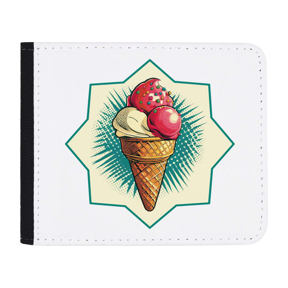 'Ice Cream Waffle Cone' Wallet (WL00030873)
