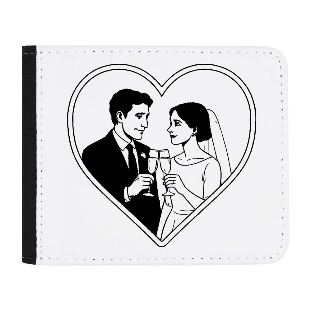 'Loved Up Bride & Groom' Wallet (WL00031673)