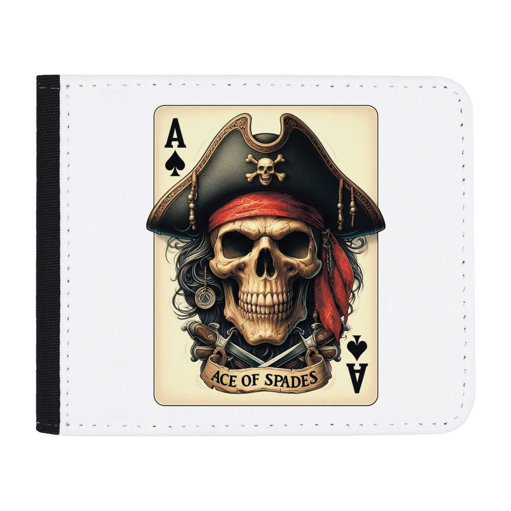 'Pirate Skull Ace Of Spades' Wallet (WL00031824)