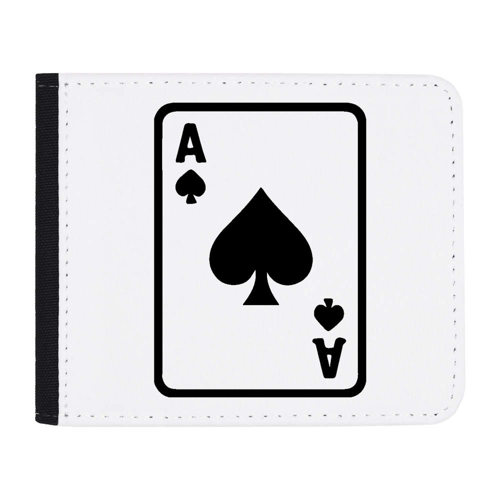 'Ace Playing Card Graphic' Wallet (WL00032179)