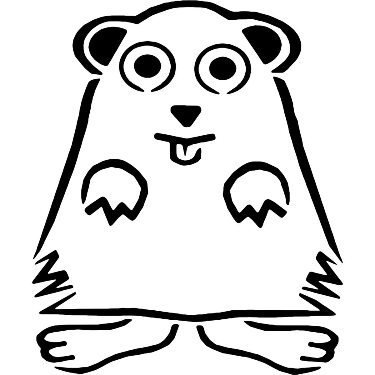 'Beaver' Reusable Wall Stencil - XXL (A2) - Painting Template for Walls, Tiles, Wood, Fabric and Crafts (WS00015219)