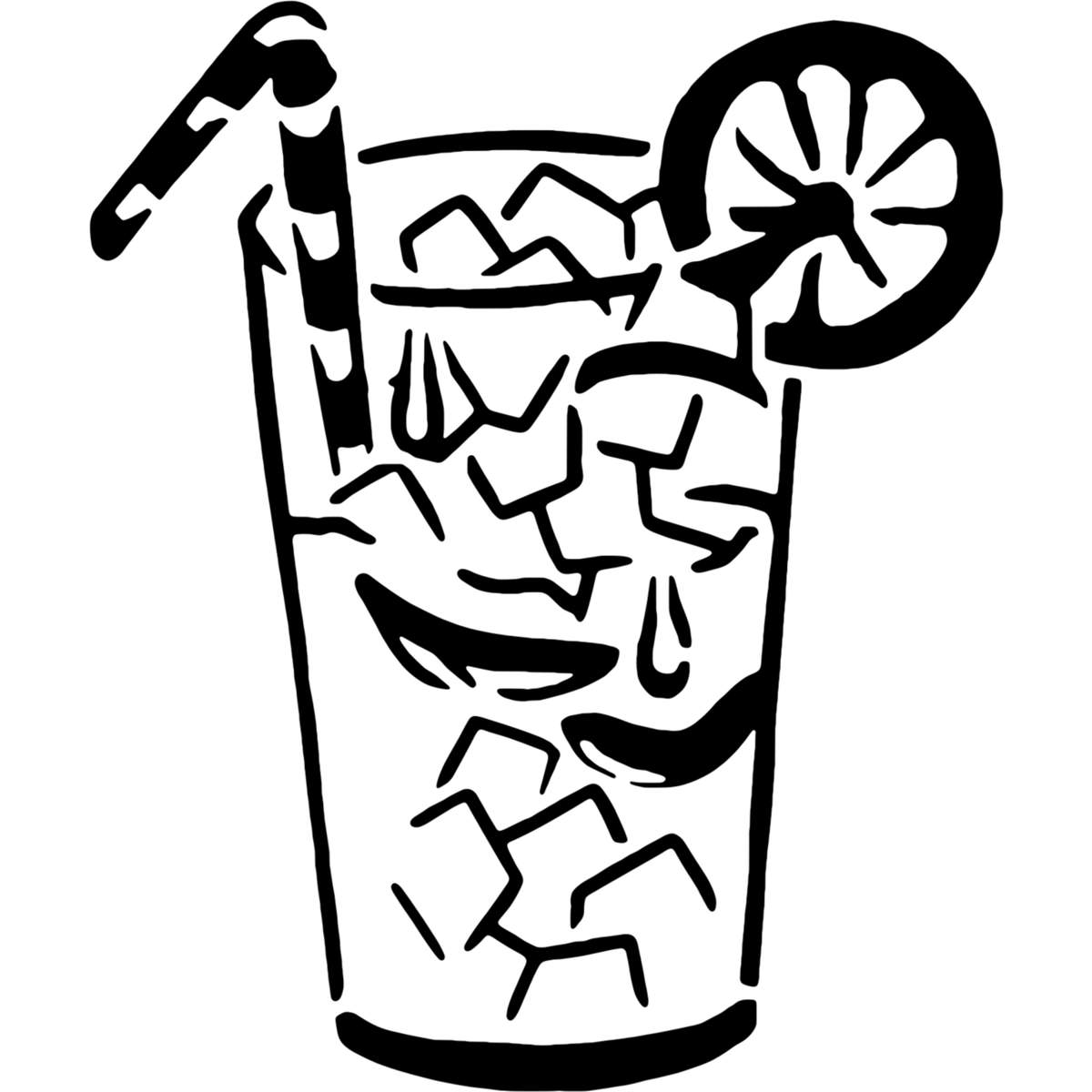 'Lemonade' Reusable Stencils – Durable Decorative Templates for Painting and Spraying on Walls, Tiles, Wood, Fabric & Craft Projects (WS006331)