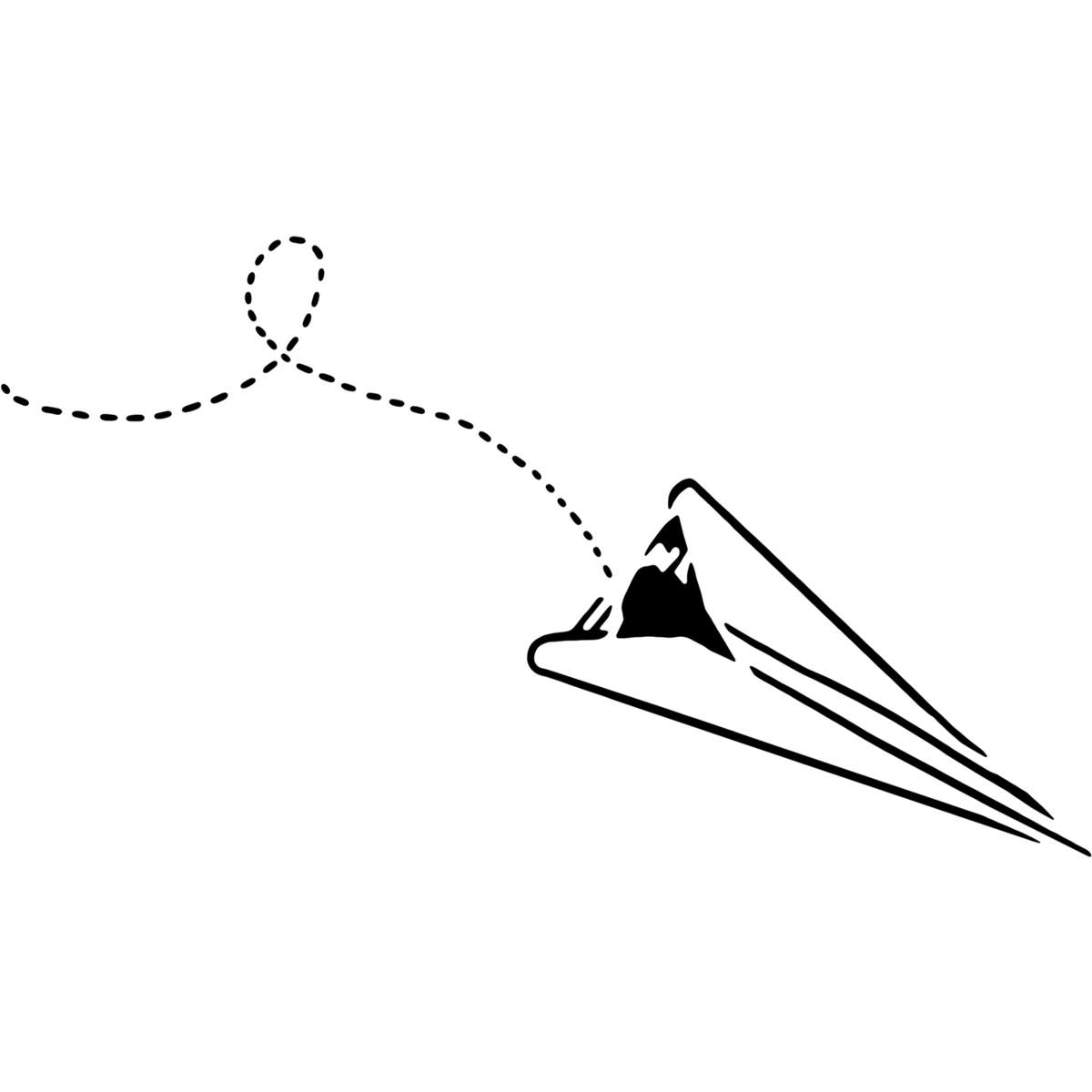 'Paper Airplane' Reusable Stencils – Durable Decorative Templates for Painting and Spraying on Walls, Tiles, Wood, Fabric & Craft Projects (WS009174)