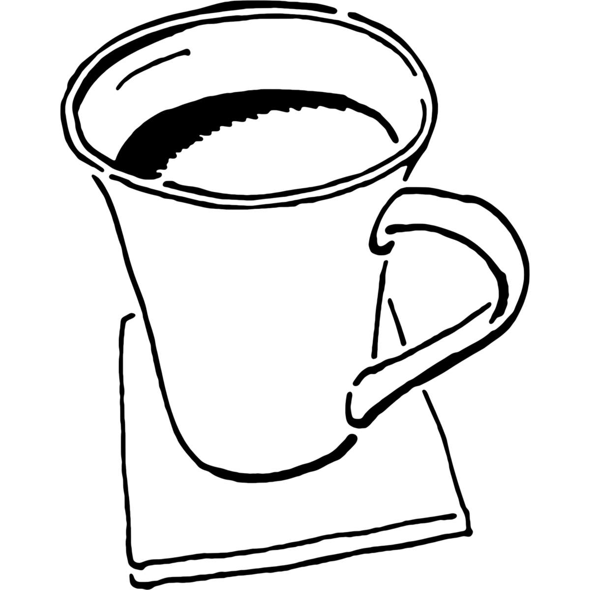 'Cup Of Coffee' Reusable Stencils – Durable Decorative Templates for Painting and Spraying on Walls, Tiles, Wood, Fabric & Craft Projects (WS010616)