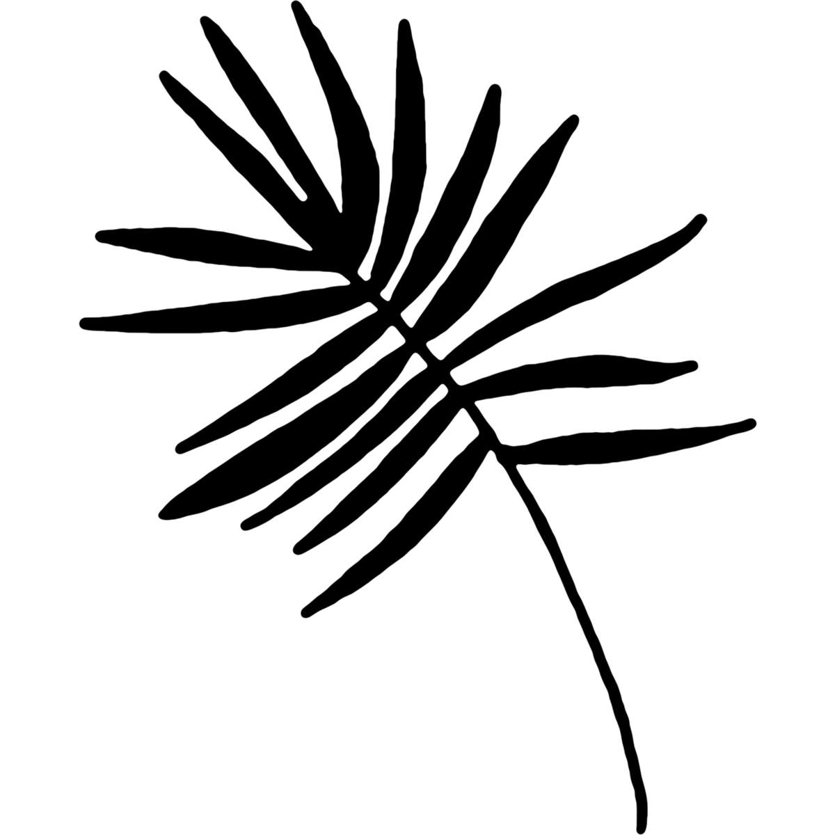 'Palm Leaf' Reusable Stencils – Durable Decorative Templates for Painting and Spraying on Walls, Tiles, Wood, Fabric & Craft Projects (WS017676)