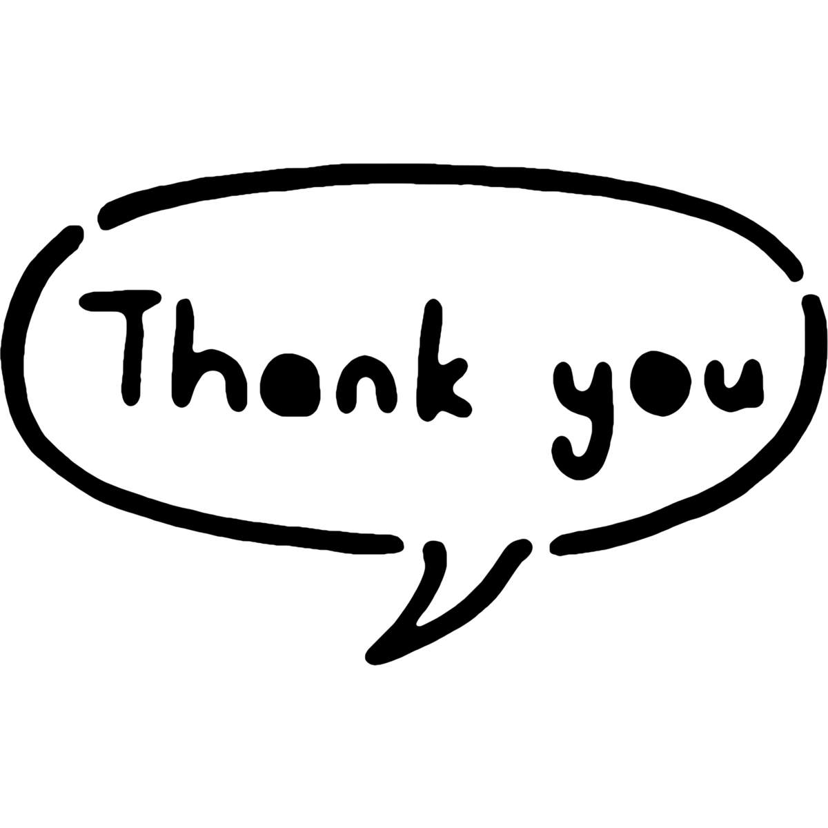 'Thank You Text' Reusable Stencils – Durable Decorative Templates for Painting and Spraying on Walls, Tiles, Wood, Fabric & Craft Projects (WS017890)