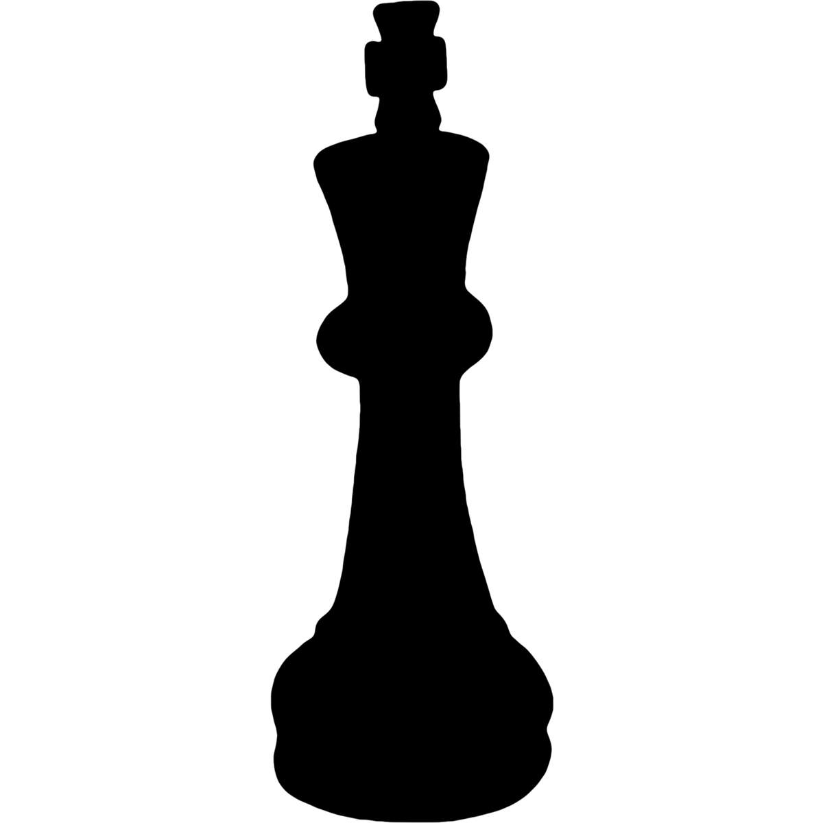 'King Chess Piece' Reusable Stencils – Durable Decorative Templates for Painting and Spraying on Walls, Tiles, Wood, Fabric & Craft Projects (WS019064)