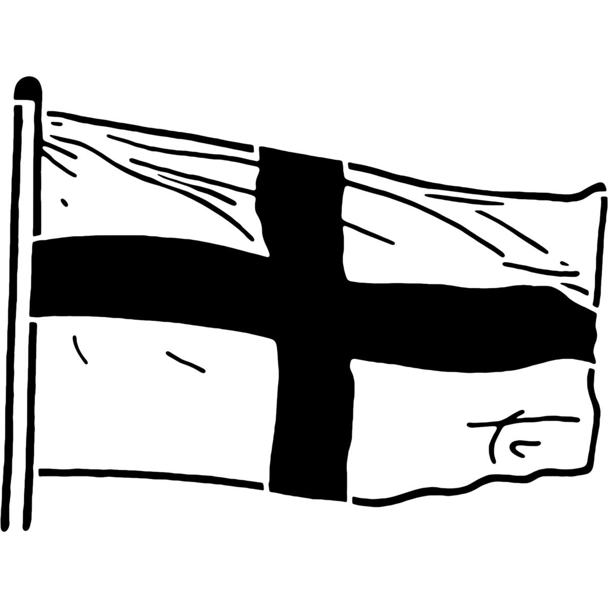 'England Flag' Reusable Wall Stencil - Decorative Template for Walls, Tiles, Wood, Fabric and Crafts (WS019220)