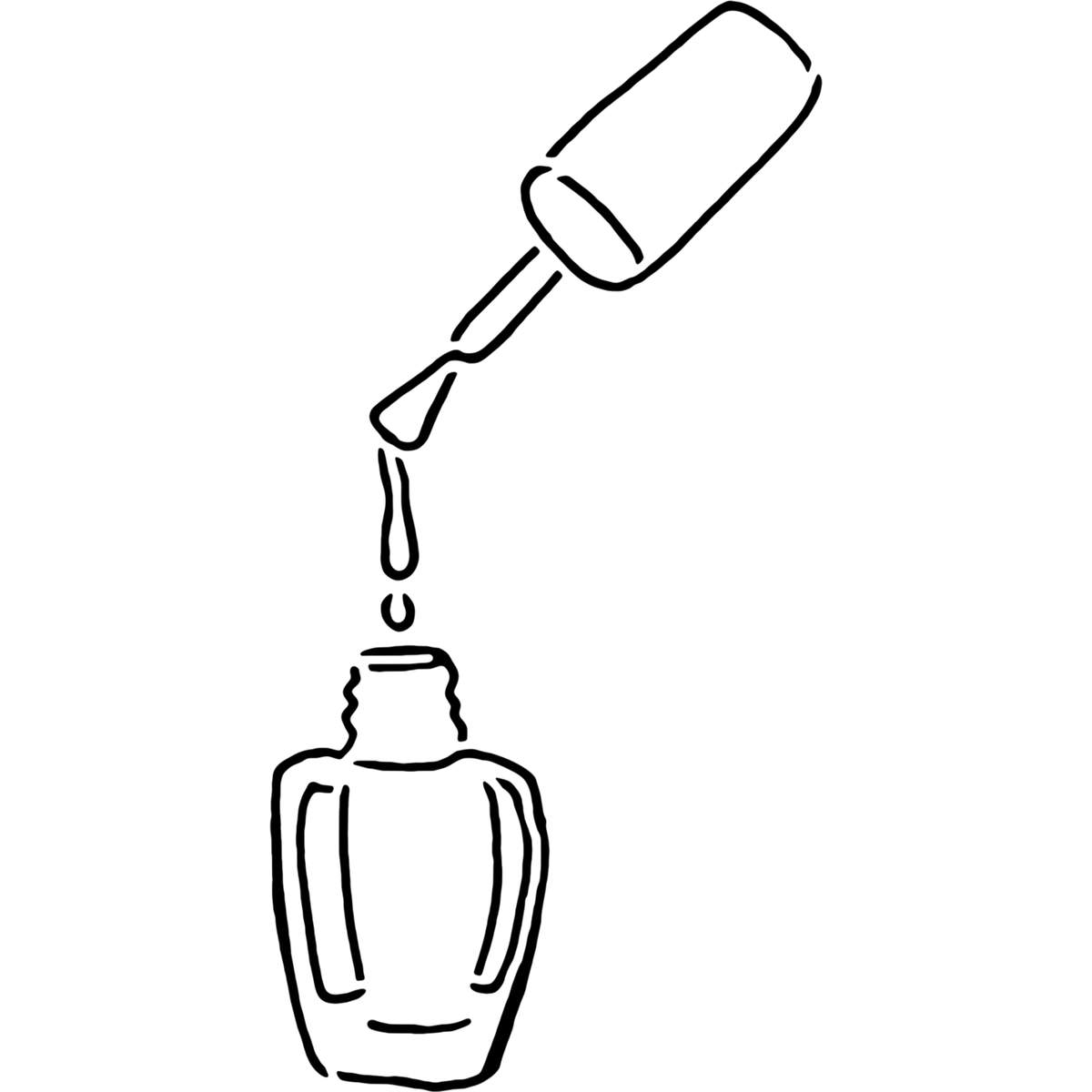 'Nail Varnish' Reusable Stencils – Durable Decorative Templates for Painting and Spraying on Walls, Tiles, Wood, Fabric & Craft Projects (WS021891)