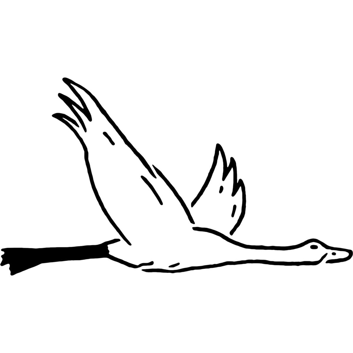 'Flying Goose' Reusable Stencils – Durable Decorative Templates for Painting and Spraying on Walls, Tiles, Wood, Fabric & Craft Projects (WS024360)