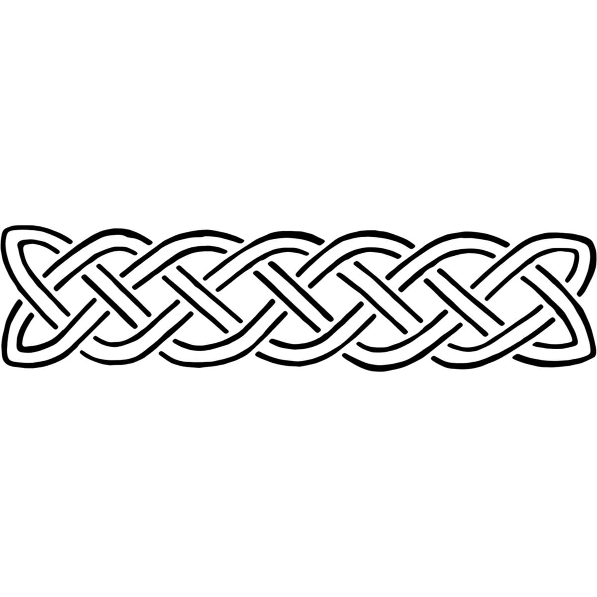 'Celtic Knotwork' Reusable Wall Stencil - XL (A3) - Painting Template for Walls, Tiles, Wood, Fabric and Crafts (WS00006799)