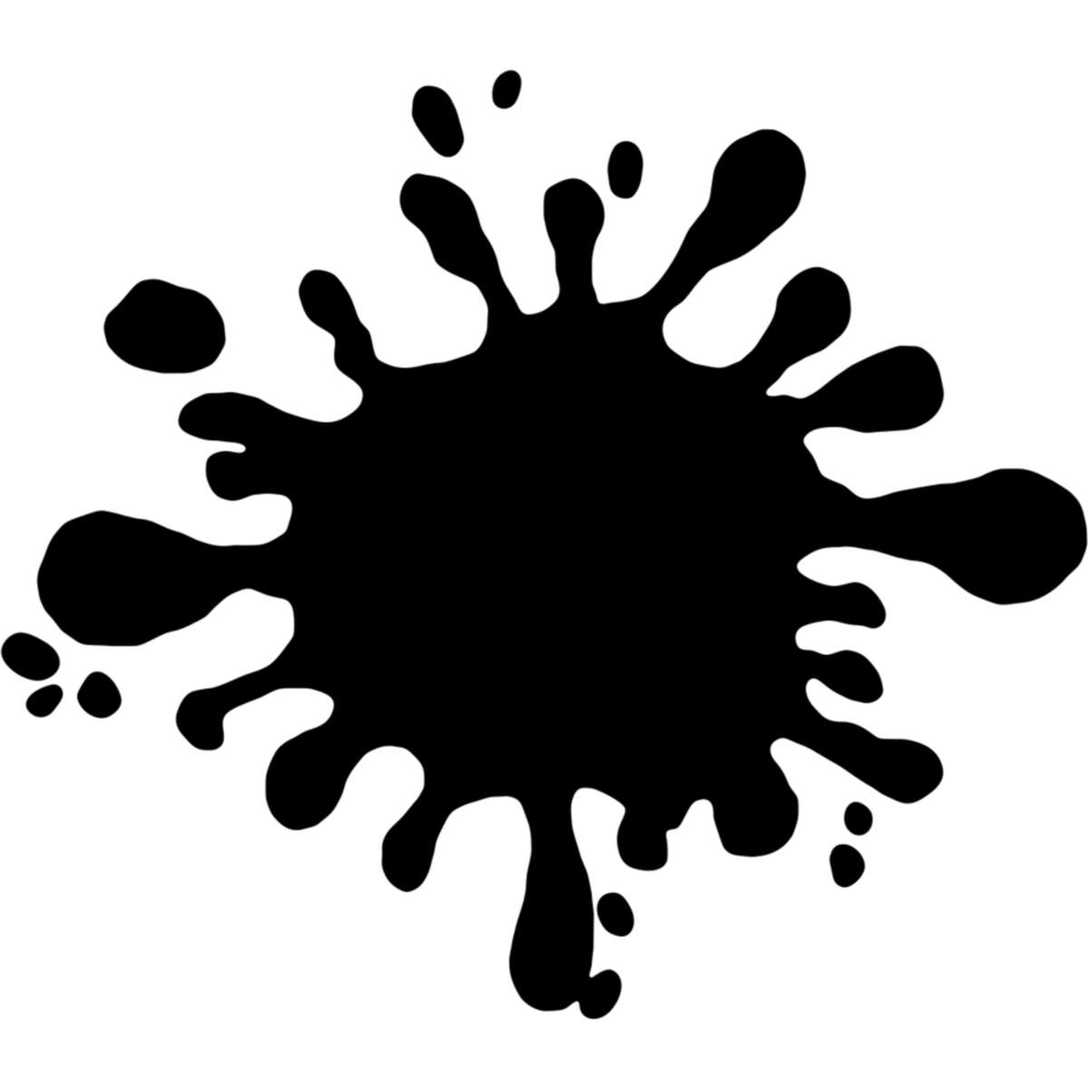 'Splat' Reusable Wall Stencil - XL (A3) - Painting Template for Walls, Tiles, Wood, Fabric and Crafts (WS00008271)