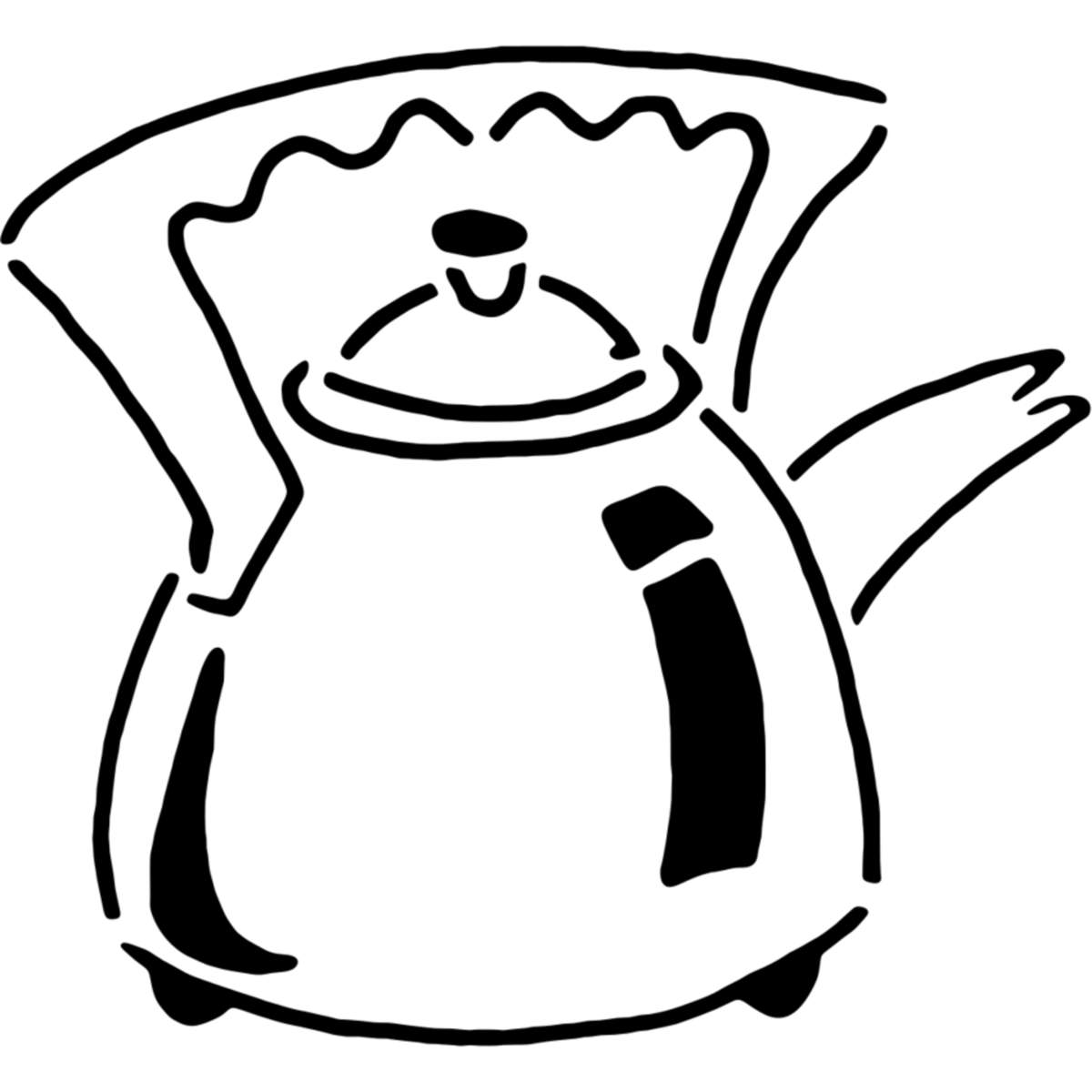 'Kitchen Kettle' Reusable Wall Stencil - XL (A3) - Painting Template for Walls, Tiles, Wood, Fabric and Crafts (WS00025882)