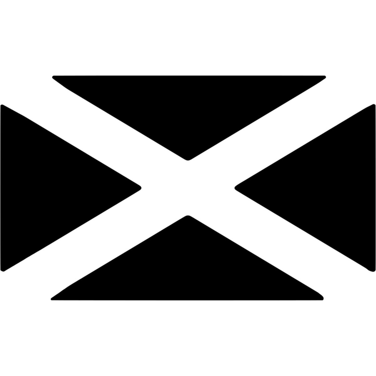 'Scottish Flag' Reusable Wall Stencil - XL (A3) - Painting Template for Walls, Tiles, Wood, Fabric and Crafts (WS00050457)