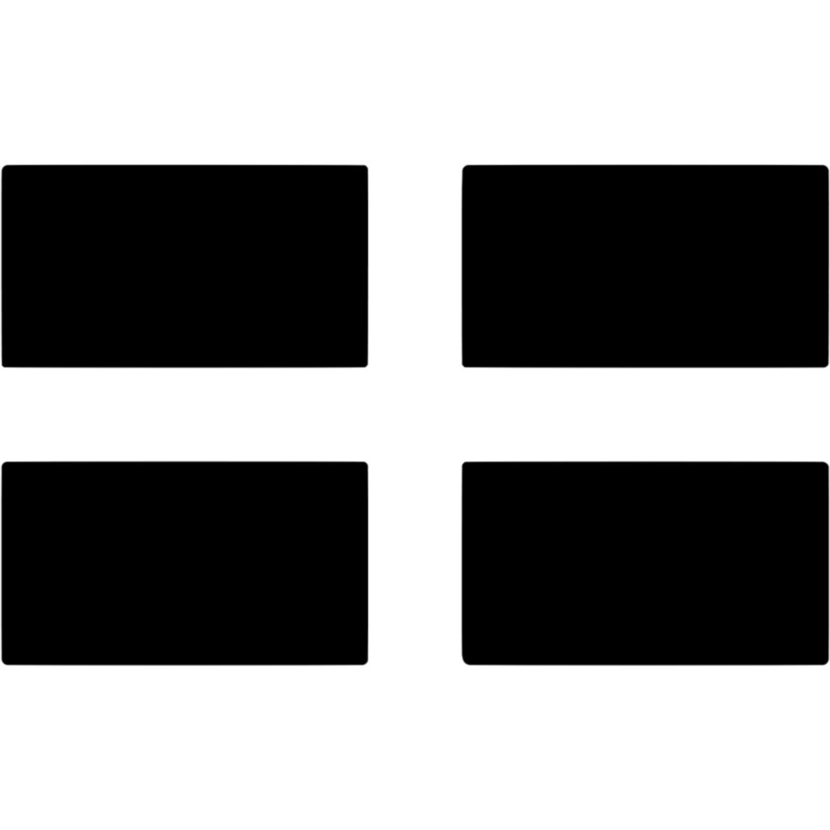 'Flag Of Cornwall' Reusable Wall Stencil - L (A4) - Painting Template for Walls, Tiles, Wood, Fabric and Crafts (WS00050454)