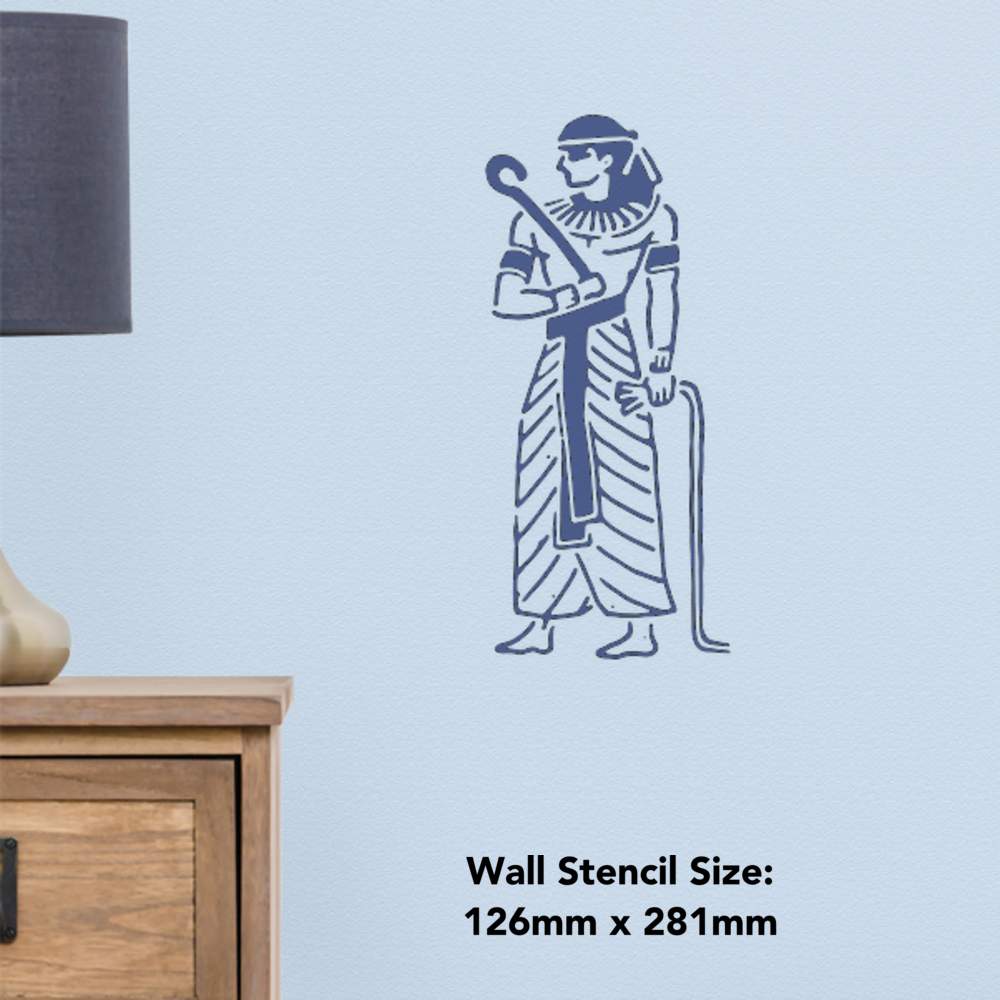 /'Egyptian Goddess/' Wall Stencils//Templates WS017254