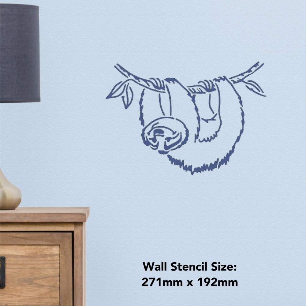 Templates /'Sloth/' Wall Stencils WS021870