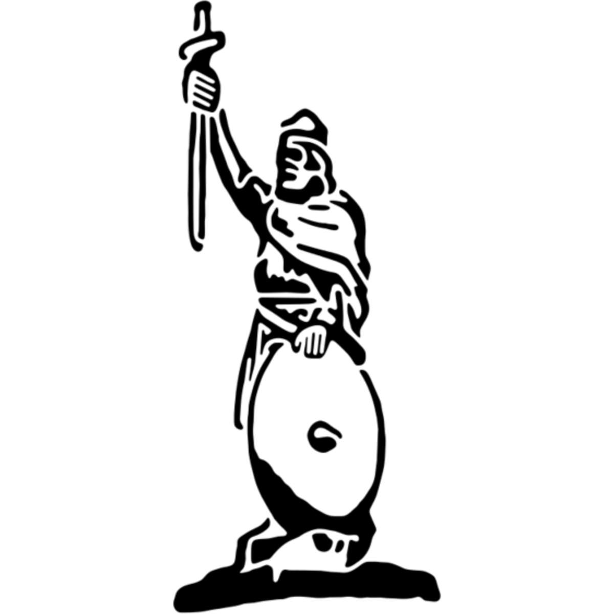 'King Arthur' Reusable Stencil – Durable Decorative Template for Painting and Spraying on Walls, Tiles, Wood, Fabric & Craft Projects - M (A5) (WS00030184)