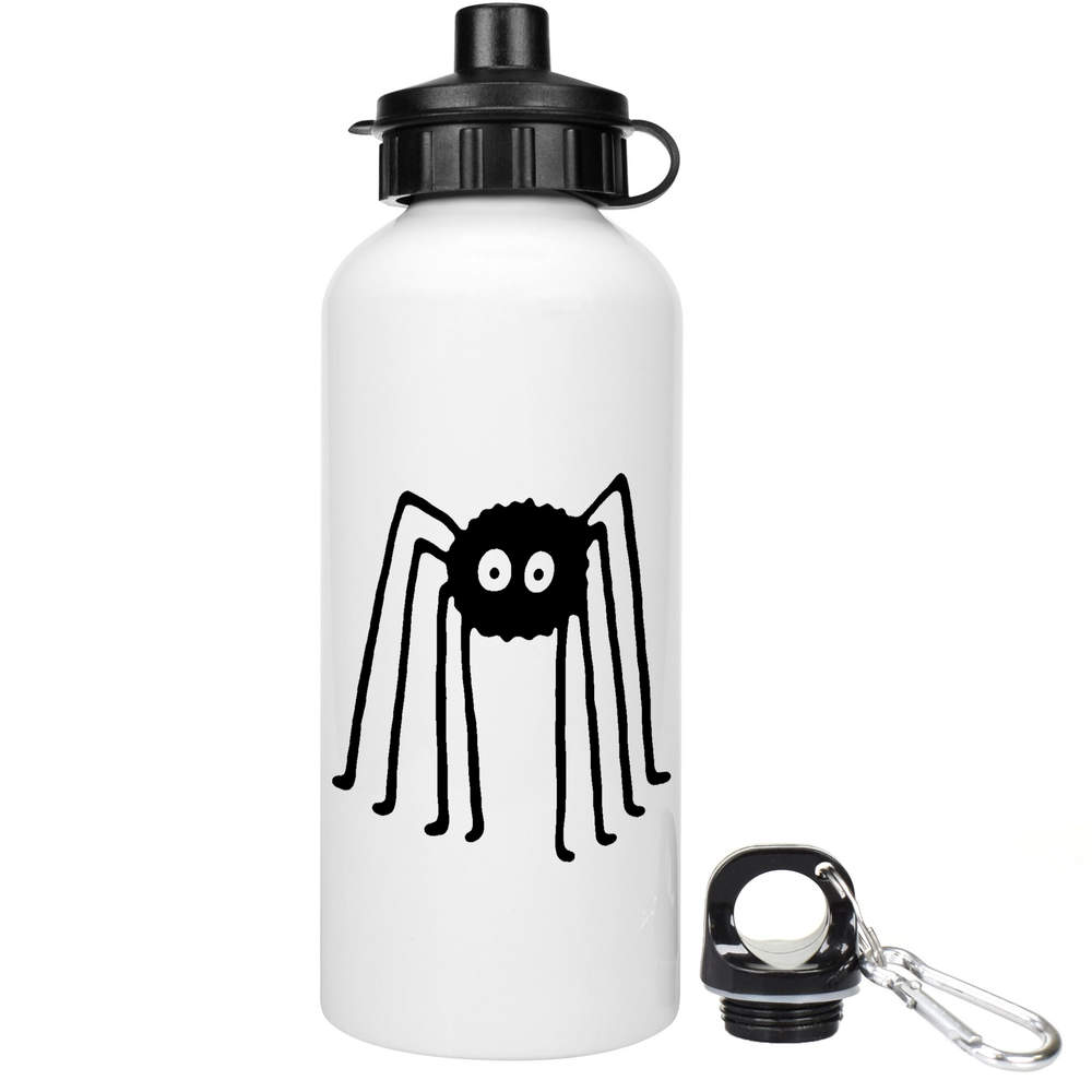 600ml 'Creepy Spider' Reusable Water / Drinks Bottle (WT00023177)