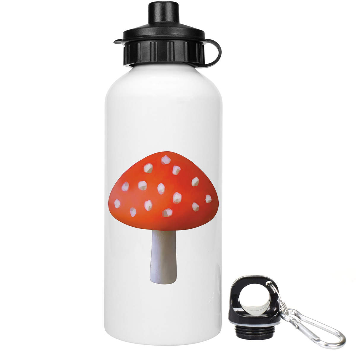 600ml 'Toadstool Mushroom' Reusable Water / Drinks Bottle (WT00030743)